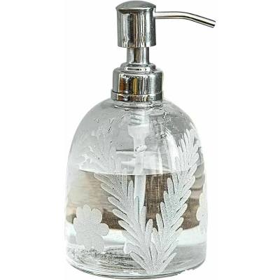 Afbeelding van LOBERON Zeepdispenser Crystal helder/zilverkleurig