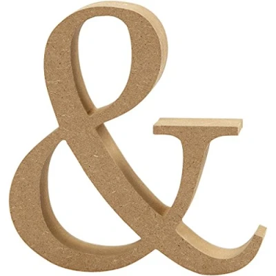 Afbeelding van Creotime houten symbool &amp; 13 cm