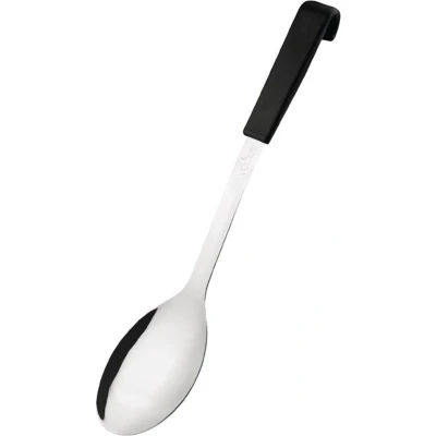 Afbeelding van Vogue serveerlepel met zwarte handgreep 34cm