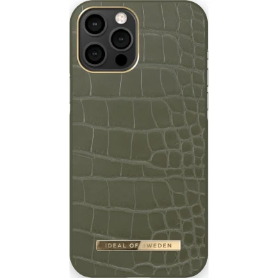 Afbeelding van Apple iPhone 12 Pro Max Hoesje Kunststof iDeal of Sweden Hardcase/Backcover Groen Telefoonhoesje