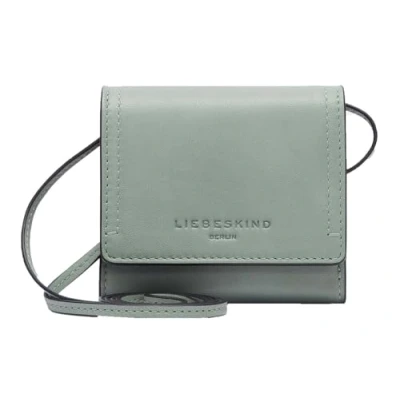 Afbeelding van LIEBESKIND BERLIN Leren Portemonnee Sky Sheep Natural Wallet Forest Green Groene