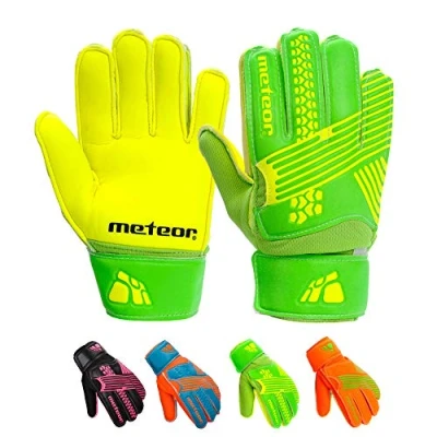 Afbeelding van meteor Voetbal keeperhandschoenen handschoenen voor kinderen jongens (#9, Groen)