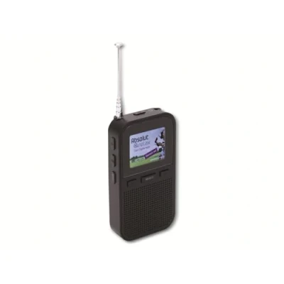 Afbeelding van Denver DAB radio Draagbare Batterijen &amp; Netstroom 60 voorkeuzezenders Reiswekker DAH126 Zwart