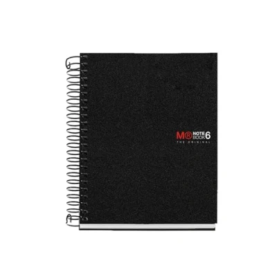 Afbeelding van Miquelrius notitieboek A6 The Original, 6 gekleurde strepen, ondoorzichtige omslag van polypropyleen, afmetingen 105 x 148 mm, zonder boren, 150 vellen à 70 g/m², geruit 5 zwart