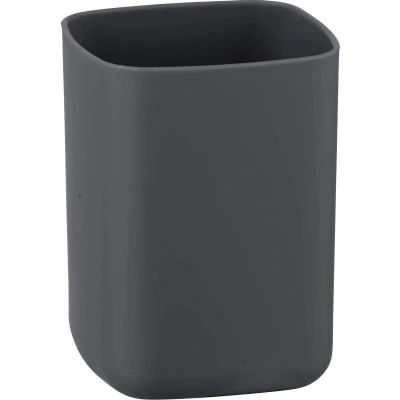 Afbeelding van Wenko Barcelona Tandenborstelhouder (voor tandenborstel en tandpasta, absoluut onbreekbaar) 7 x 10 cm, antraciet