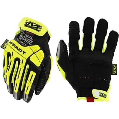 Afbeelding van Mechanix Slijtage: Hi Viz M Pact® E5 werkhandschoenen (X Large, Fluorescerend geel)