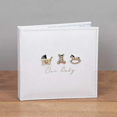 Afbeelding van Widdop Our Baby CG1566 Beautiful Photo Album Holds 50 6 x 4 Photos