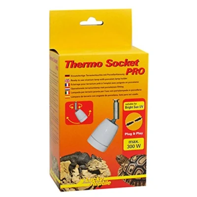 Afbeelding van Lucky Reptile HTSP 5 Thermo Socket Pro, porseleinen fitting met scharnier, gemonteerde terrariumlamp, 1 stuk (1 stuk)