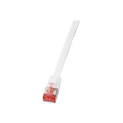 Afbeelding van LogiLink CF2031S RJ45 Netwerkkabel, patchkabel CAT 6 U/FTP 1.00 m Wit Vergulde steekcontacten 1 stuk(s)