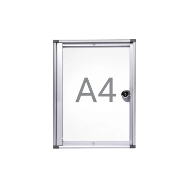 Afbeelding van Binnenvitrine wand MAULextraslim whiteboard 1xA4 met slot 1 stuk