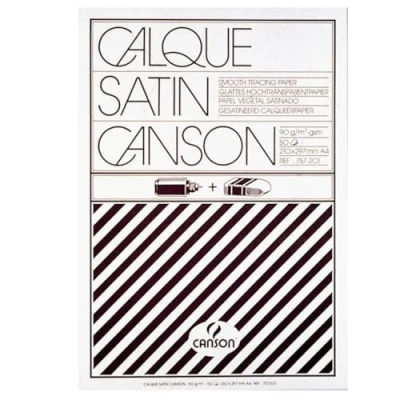 Afbeelding van Canson 200757201 Zeer transparant tekenpapier, A4, meerkleurig