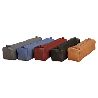 Afbeelding van Clairefontaine 77013C Age Bag Collectie Een Vierkante Etui van Echt Lamshuidleer 21 x 4,5 cm Willekeurige Kleur