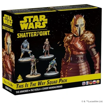 Afbeelding van Star Wars Shatterpoint This is The Way Squad Pack Tafelfiguurspel, strategiespel voor kinderen en volwassenen, vanaf 14 jaar, 2 spelers, 90 minuten speeltijd, gemaakt door Atomic Mass