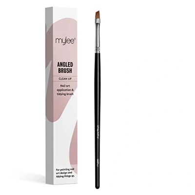 Afbeelding van Mylee Schuin Penseel voor Gel Nail Art en Nagellak Applicatie. Professionele Kwaliteit Manicure Gereedschap Ideaal Thuis of Salon Gebruik