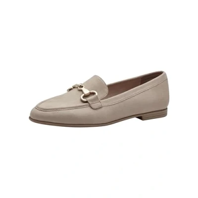 Afbeelding van Tamaris Instappers, Dames, Maat: 36, Taupe Textiel