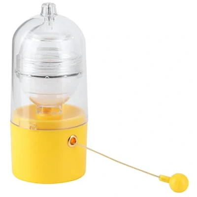 Afbeelding van Eierdooier Mixer Blender Egg Scrambler Shaker Garde Hand Aangedreven Maker Zelfbeheersing Snelheid Wit