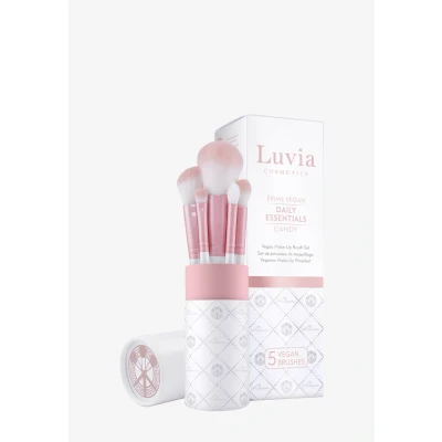 Afbeelding van Luvia Cosmetics Daily Essentials Brush SET Candy Kwastenset, Maat: One Size, Pearl white/candy pink