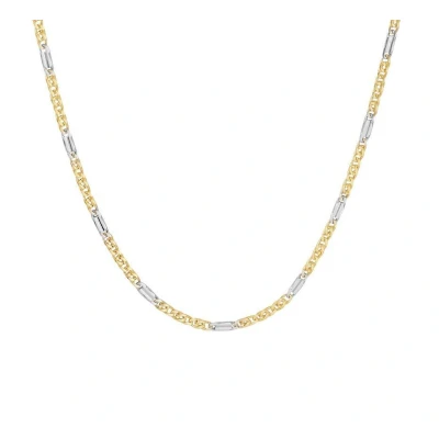Afbeelding van Bicolor Gouden Armband valkenoog 1 4208479 19 cm