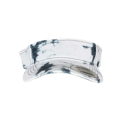 Afbeelding van Flexfit Batik DYE Curved Visor Pet, Heren, Maat: One Size, Black white