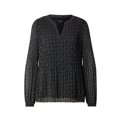 Afbeelding van comma plissé blouse lange mouwen, 99b6, 38