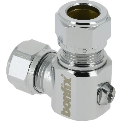 Afbeelding van Bonfix Hoekkogelstopkraan Schroevendraaier bediening 10x10mm