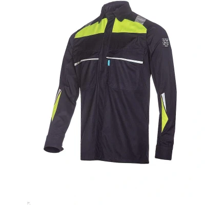 Afbeelding van T shirt Rufford Blauw/geel, Maat EL