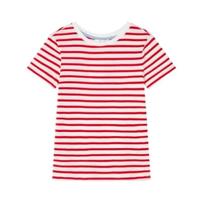 Afbeelding van Springfield Tshirt print, Dames, Maat: 36, Red