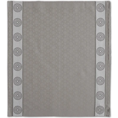 Afbeelding van DDDDD Lace 6x Theedoek Set van 6 Katoen Print 60x65 cm Grijs