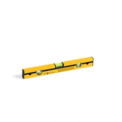 Afbeelding van HARDY WORKING TOOLS Waterpas, horizontaal, verticaal, hoeklibel, lengte 40cm, Serie 42, geel, A0730 420400