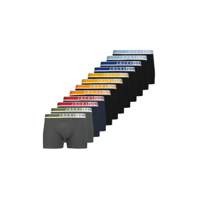 Afbeelding van Jack &amp; Jones 12 pack Onderbroeken, Heren, Maat: Small, Nightshade navy blazer asphalt black