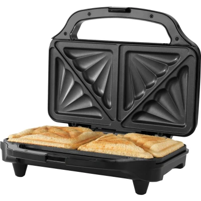Afbeelding van Petra XL tosti ijzer, BPA vrije sandwich, eenvoudig te reinigen dubbele platen met antiaanbaklaag, 900 W, automatische temperatuurregeling