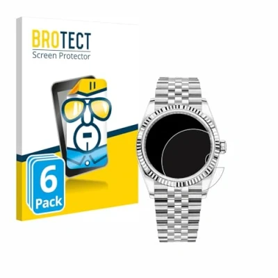Afbeelding van BROTECT Screenprotector voor Rolex Datejust 36 Folie Beschermfolie transparant (6 Stuks)