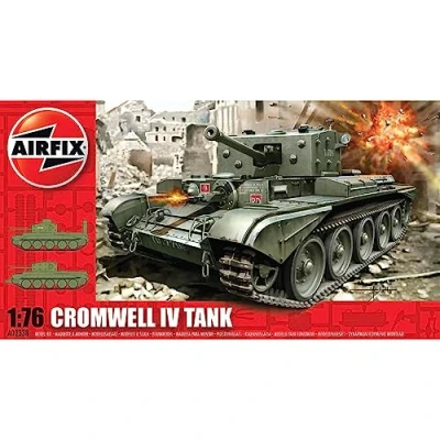 Afbeelding van Airfix modelset A02338 Cromwell Mk.IV Cruiser Tankmodelbouwset Plastic tankmodellen voor volwassenen en kinderen vanaf 8 jaar, set inclusief sprues stickers Schaalmodel 1:76