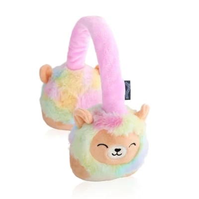 Afbeelding van WONDEE Officiële SQUISHMALLOWS hoofdtelefoon voor kinderen, van zacht en pluizig pluche, origineel cadeau meisjes jongens, draadloze bluetooth kinderen