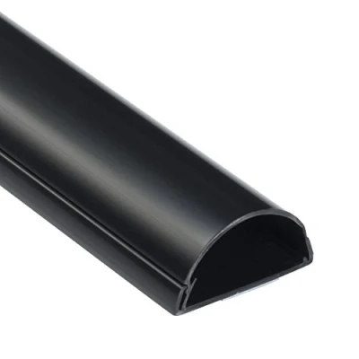 Afbeelding van D Line 1M5025B Maxi zelfklevend kabelgoot, netjes afwerken bekabeling tv, decoratieve kabelbeheer oplossing, kabelmanagement, zelfklevende kabelverberger 50 mm (B) x 25 (H) 1 meter (L) zwart