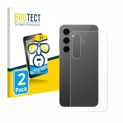 Afbeelding van BROTECT Screenprotector voor Samsung Galaxy S24 FE (Achterkant) Folie Beschermfolie transparant (2 Stuks)