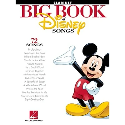 Afbeelding van The big book of disney Songs (clarinet) clarinette: 72 Clarinet