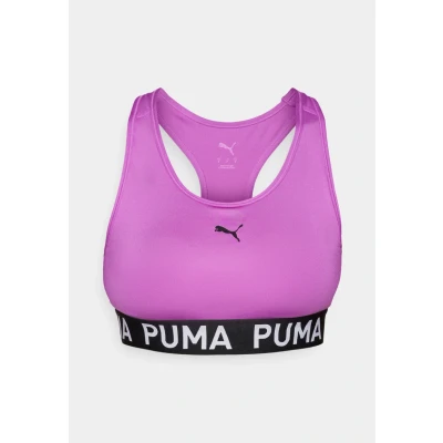 Afbeelding van Puma Keeps Elastic Sportbh met medium support, Dames, Maat: XS, Wild berry