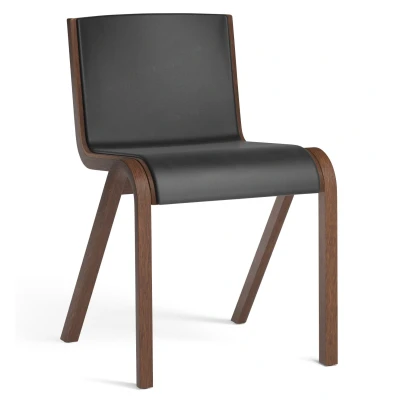 Afbeelding van Audo Copenhagen Ready eetkamerstoel rood eiken, gestoffeerd Dakar 0842