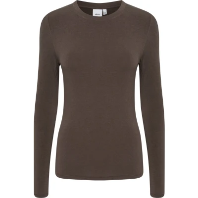 Afbeelding van ICHI Dames IHPHILUCA LS2 T Shirt, 191015/Brakken, M