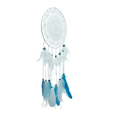 Afbeelding van Dromenvanger met veren, turquoise