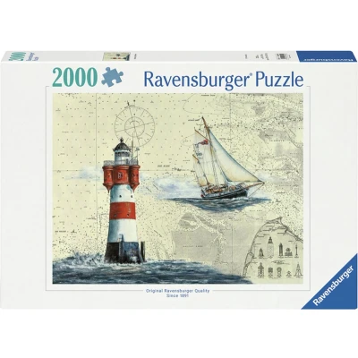 Afbeelding van Ravensburger puzzel Romantische vuurtoren Legpuzzel 2000 stukjes