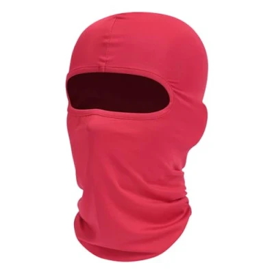 Afbeelding van Fuinloth Bivakmuts Gezichtsmasker, Zomer Koel Nek Gaiter, UV Beschermende de Skisjaal van Motorfiets Beschermer voor Mannen/Vrouwen Rood