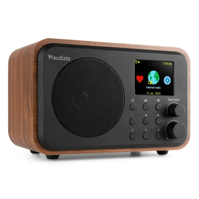 Afbeelding van Audizio Vicenza DAB+ en WIFI Radio met Bluetooth Op accu Zwart /