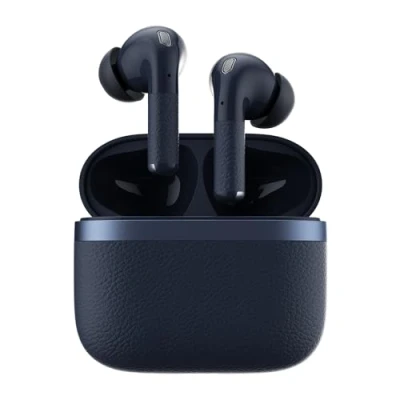 Afbeelding van Edifier W260NC 45dB Actieve Ruisonderdrukking Oordopjes, Hi Res Audio Draadloos met LDAC, AAC, 6 Microfoons AI Helder Oproepen, Dubbele Dynamische Drivers, Bluetooth 5.3, Donkerblauw