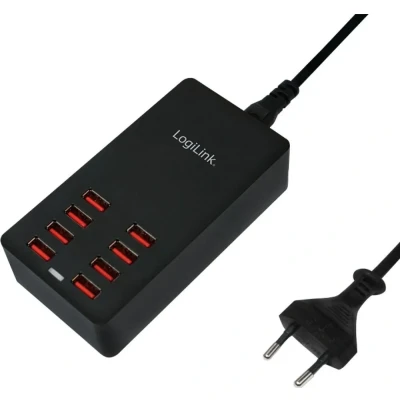 Afbeelding van LogiLink compatible Table Charger Netzteil 8 x 4 poliger USB Typ A 44 Watt