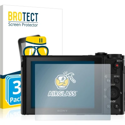 Afbeelding van BROTECT Glas Screen Protector voor Sony Cyber Shot DSC HX90 (3 Stuks) Schermbeschermer [9H Hardheid, Beschermglas Folie niet Gehard Glas]