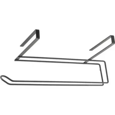 Afbeelding van Metaltex keukenrolhouder Easy Roll 35 x 18 cm metaal zwart