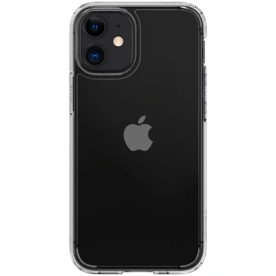 Afbeelding van Apple iPhone 12 Mini Hoesje Kunststof Spigen Hardcase/Backcover Transparant Telefoonhoesje Shockproof/Valbescherming
