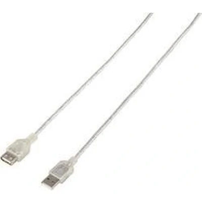 Afbeelding van Renkforce USB kabel 2.0 A stekker, bus 3.00 m Doorzichtig RF 4538152